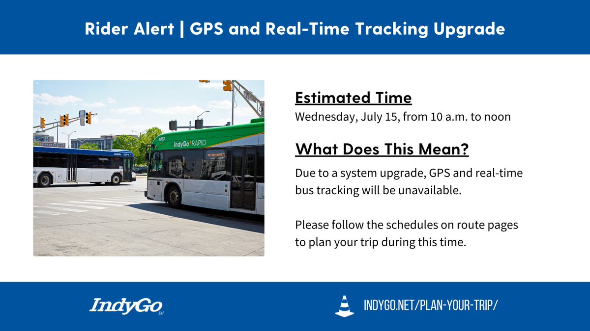 IndyGo Rider Alerts tweet media