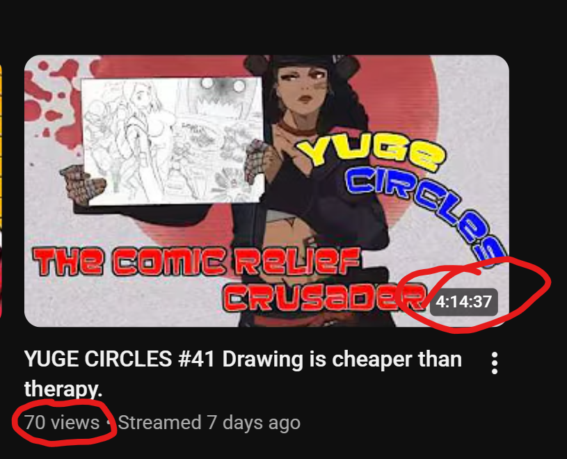 EdwardsonR31257's tweet photo. Is drawing really cheaper than therapy, Mike?
Premium X subscription
Streaming software
Hours that could’ve been spent actually looking for work
AI-generated 'original' commissions that flood your feed
And after all that... 
70 views in over 4 hours on your big stream #FAIL https://t.co/7nkY0y4m3A