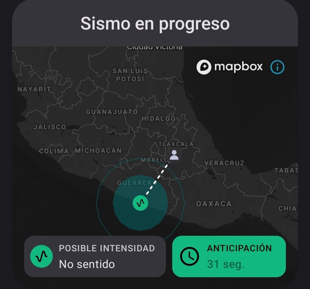 SasslaMx's tweet photo. ᯤ #Ahora | #SismoDetectado 

Se detectó un sismo por #SASMEX, con origen cercano a #Acapulco, #Guerrero, a las 15:31:45hrs [centro de MX] del 13/Jul/2026.

🔵 Intensidad LIGERA en zona epicentral. ⚪️ IMPERCEPTIBLE en #CDMX y resto de la región centro del país.

🔇 SIN ACTIVACIÓN de la Alerta Sísmica.

🧮 En espera del reporte oficial de parámetros del evento sísmico por el #SSN.

#SASSLA