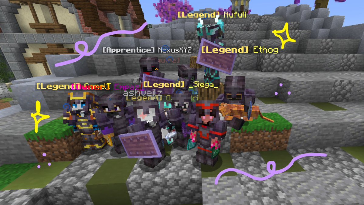 Euunixx's tweet photo. WHO'S WANTS TO LASHOUT? #LegendsSMP https://t.co/PZcVTgl1Qw