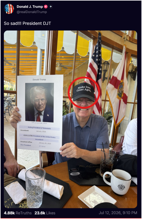 7thDean's tweet photo. There is a lot to unpack in this picture of Lindsey Graham that President Trump Truthed yesterday. But I believe the main thing President is trying to get across to us all is this one simple fact, Lindsey Graham was a Black Hat...😉🐸 https://t.co/Nn7AVCLVk6