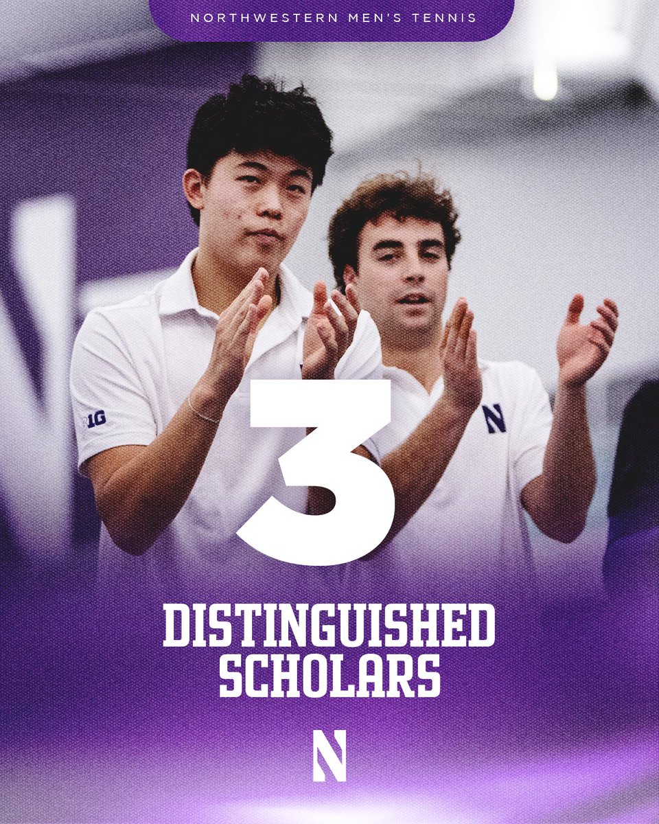 NUMensTennis's tweet photo. Scholars &amp; Athletes 📚🎾 https://t.co/LBrJdFFBqJ