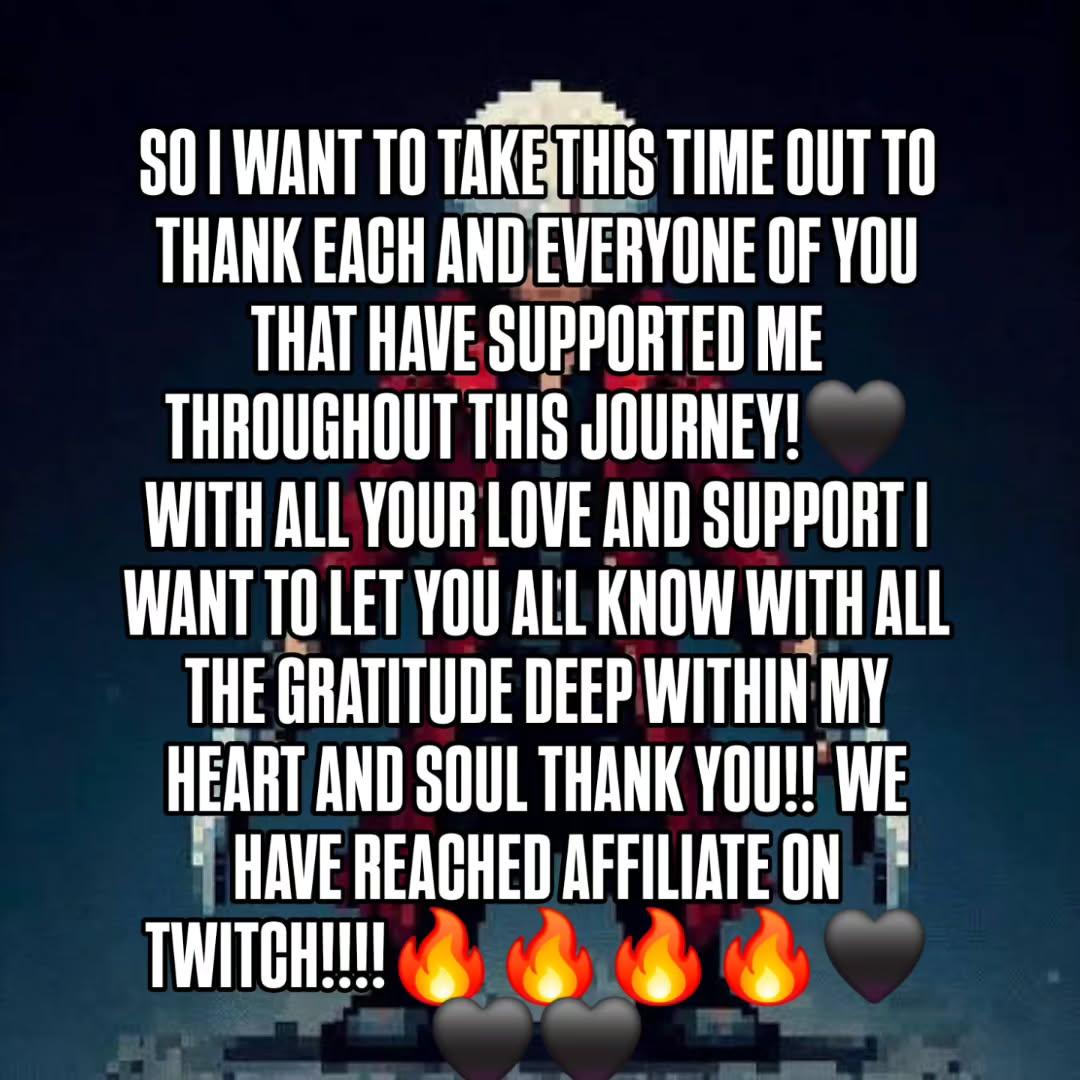 8BitHunter08's tweet photo. THANK YOU ALL SO MUCH FOR ALL THE LOVE AND SUPPORT YOU HAVE SHOWN ME IT TRULY MEANS ALOT I NEVER WOULD HAVE BELIEVED THIS WAS POSSIBLE BUT U HAVE ALL SHOWN ME THAT WE CAN MAKE ANYTHING POSSIBLE WITH AMAZING PPL AND SUPPORTERS!!🔥🔥🔥🖤🖤🖤💪💪💪 TY SO MUCH AGAIN!!! https://t.co/YLb1gCt3Fc