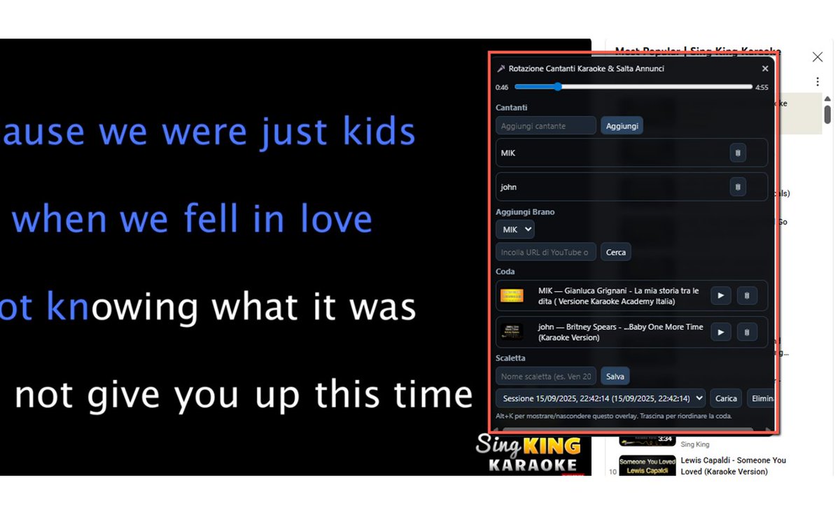 Globosoft_srl's tweet photo. YouTube Karaoke Extension
Turn YouTube into your personal karaoke stage. Singer queue, automatic rotation, pitch shifter, and Dual Screen projection — all inside YouTube itself.
https://t.co/yvEc6P9yv6 https://t.co/Q2WtUaEPRW