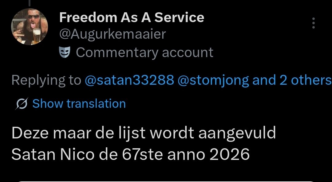 Satan tweet media