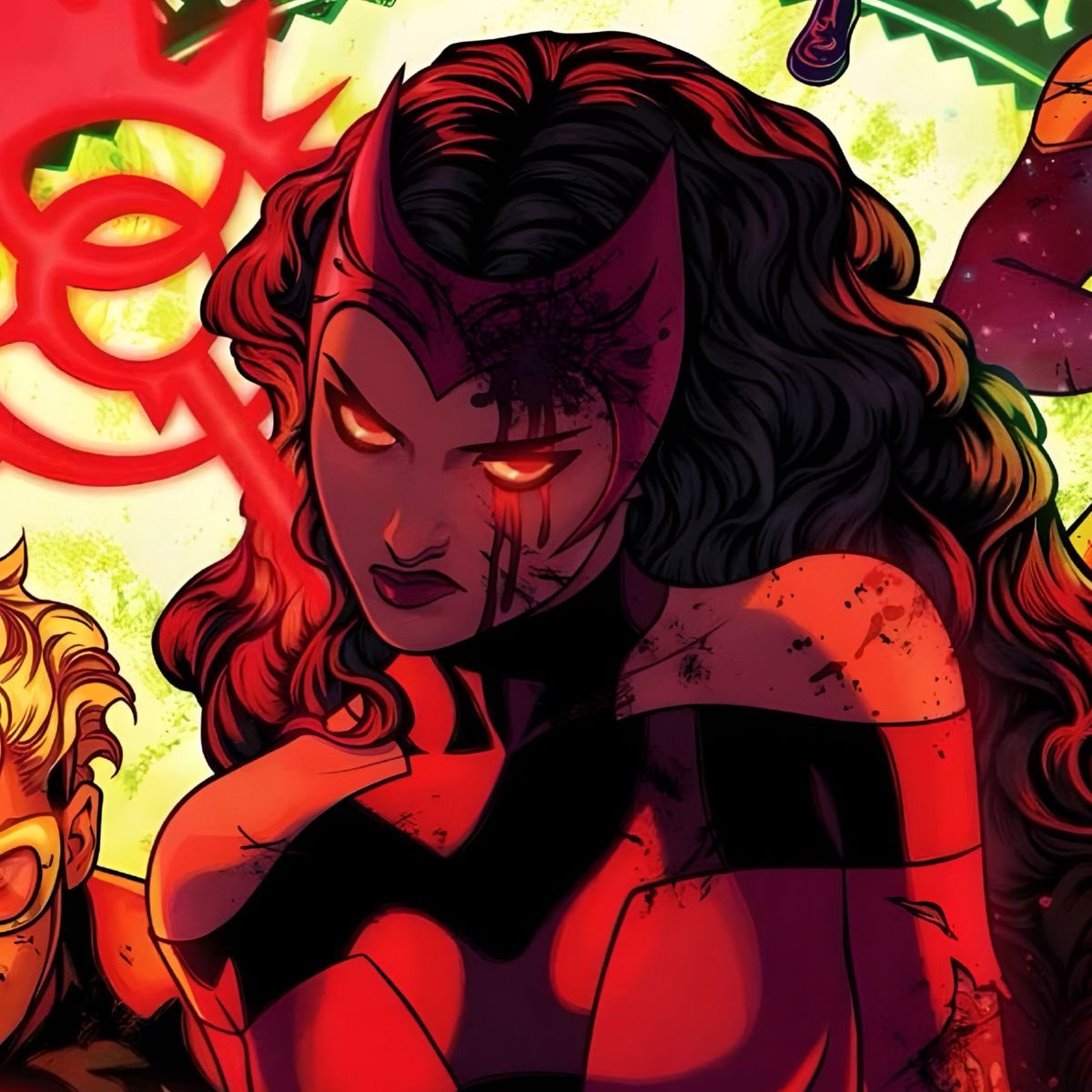 hexluck_'s tweet photo. Zatanna vs Scarlet Witch https://t.co/wkz6WU9ebr