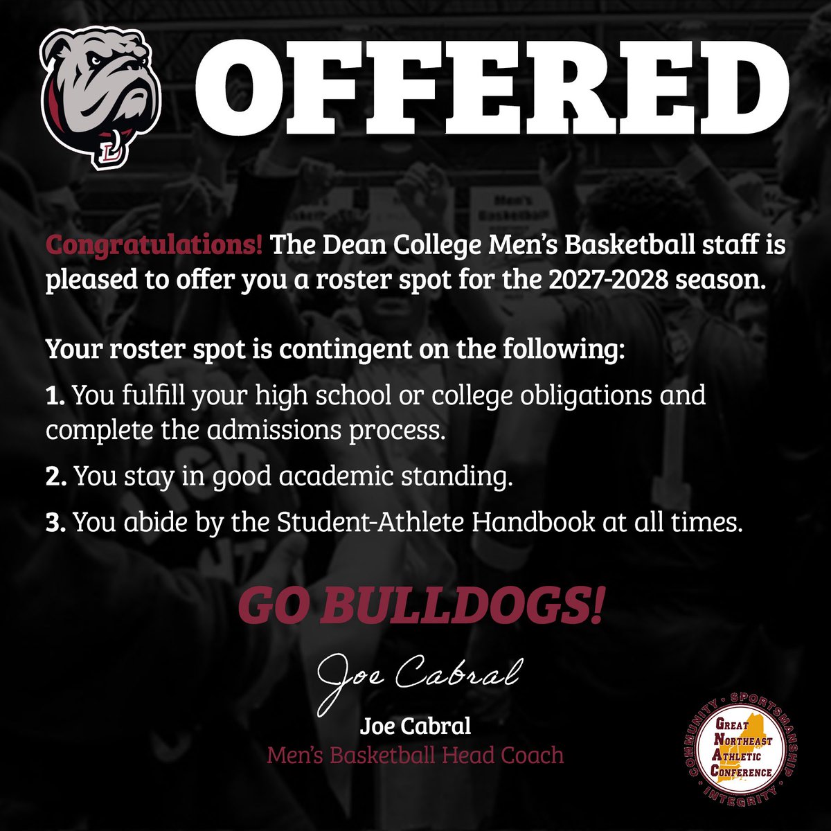 Jordan_ray2's tweet photo. Blessed to receive an offer from Coach Cabral and Dean College! I'm thankful for the opportunity and everyone who's helped me get here.
#AGTG https://t.co/WUzSDwkupP