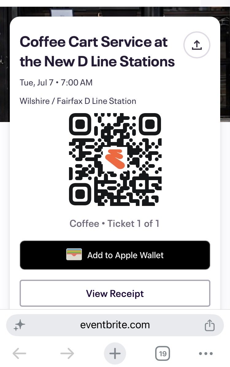 MichelleHannaC's tweet photo. @metrolosangeles these events on the Metro Life page are confusing. I thought we get free coffee from 7-11 so I registered for a free ticket last week for one of the events but when I went, I was told it’s not free? I was bummed. https://t.co/bXYEgJcNOM