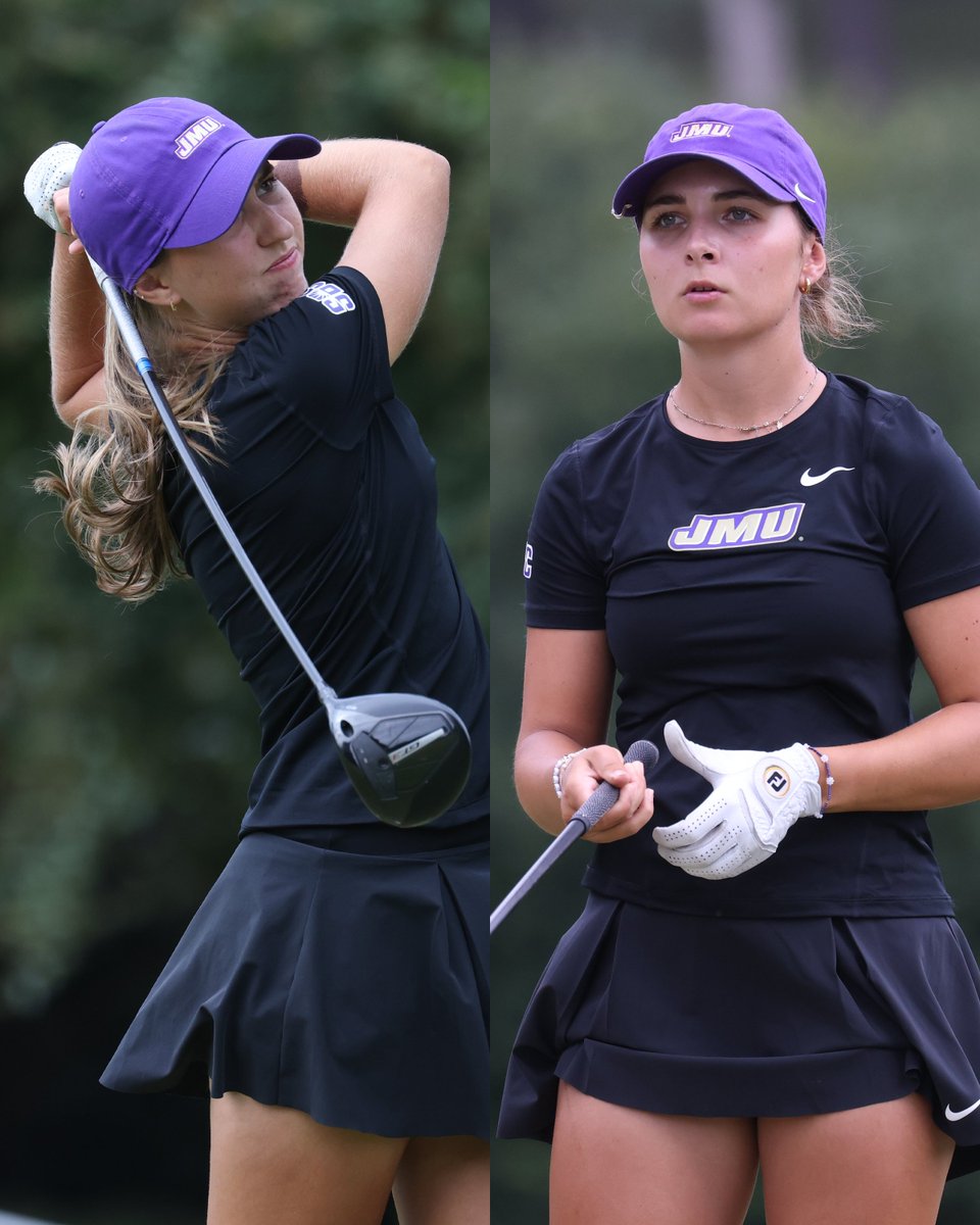 JMUWGolf's tweet photo. Congrats to Grace Petzold and Klรกra Sionkovรก on being named @WGCAGOLF All-American Scholars for the 2025-26 season!
๐๏ธ ยป https://t.co/JG6L5gjPHr
#GoDukes https://t.co/jIOnQ7zq9l