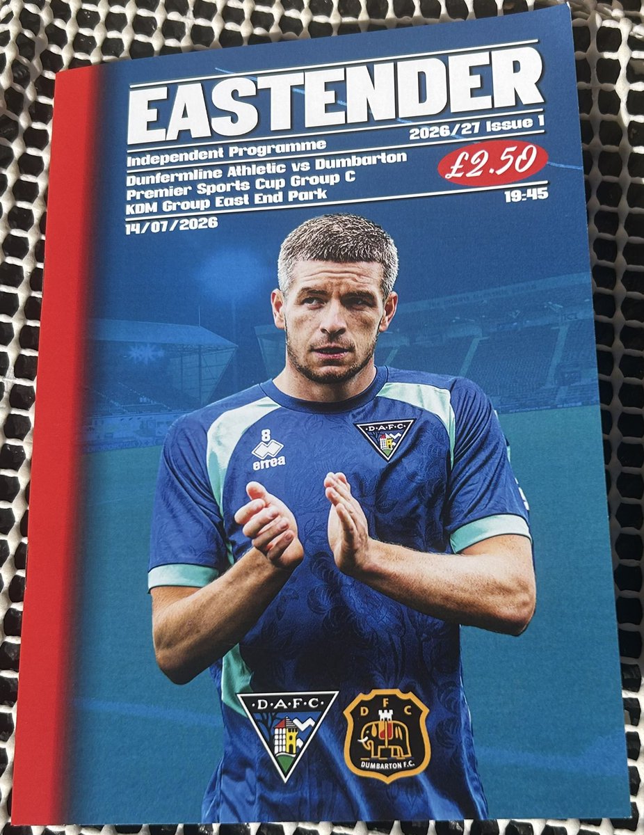 dafcscotsman's tweet photo. #EASTENDER issue 1 of season 26/27 will be on sale from the usual points outside the ground from just after 6pm tomorrow evening #DAFC 20 advert free pages for £2:50, please try to have correct change if paying cash https://t.co/Ddt64YMStI