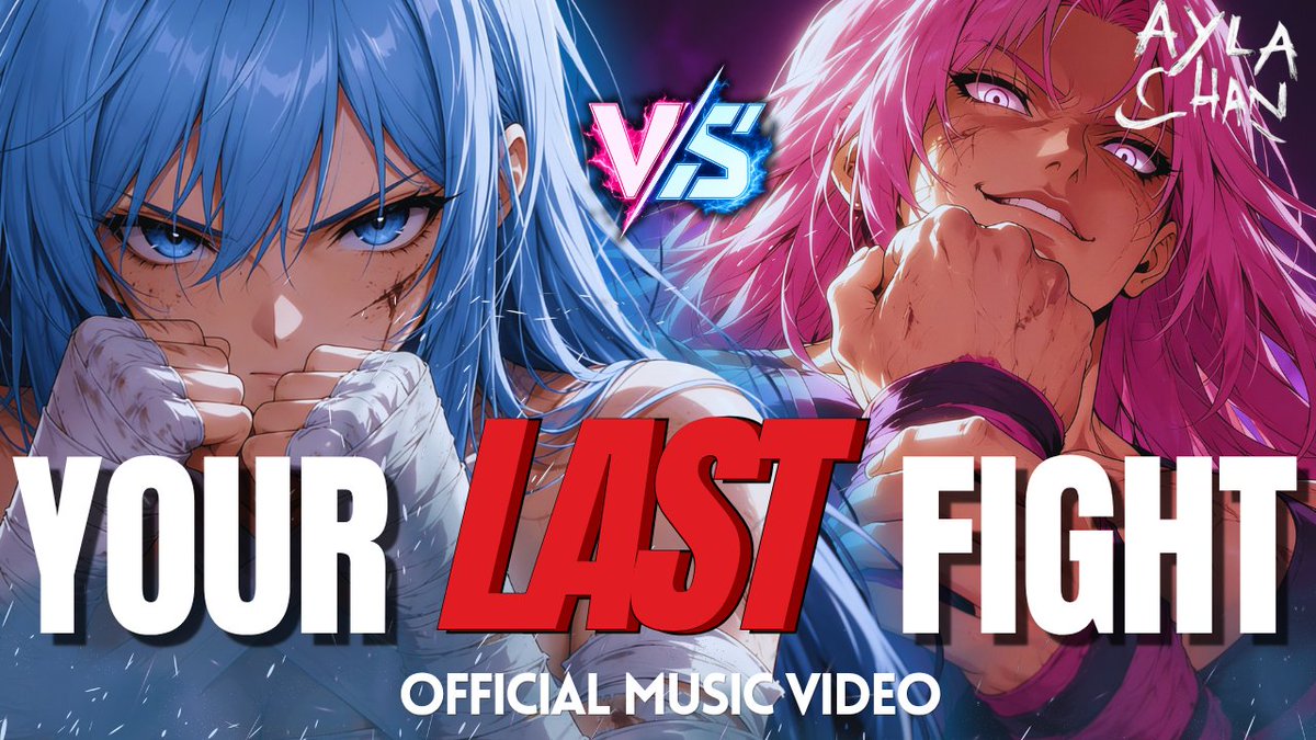 aylachanYT's tweet photo. "Won't run away... Won't give in!
Make this your last fight! 
Make this your last fight! Your Last Fight" ♫
🎬https://t.co/Vq4usCfANp
#AylaChan #Yourlastfight #OfficialMusic https://t.co/euUOJZ3kuA