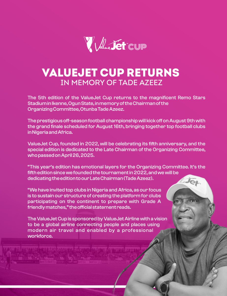 ValueJetCup tweet picture