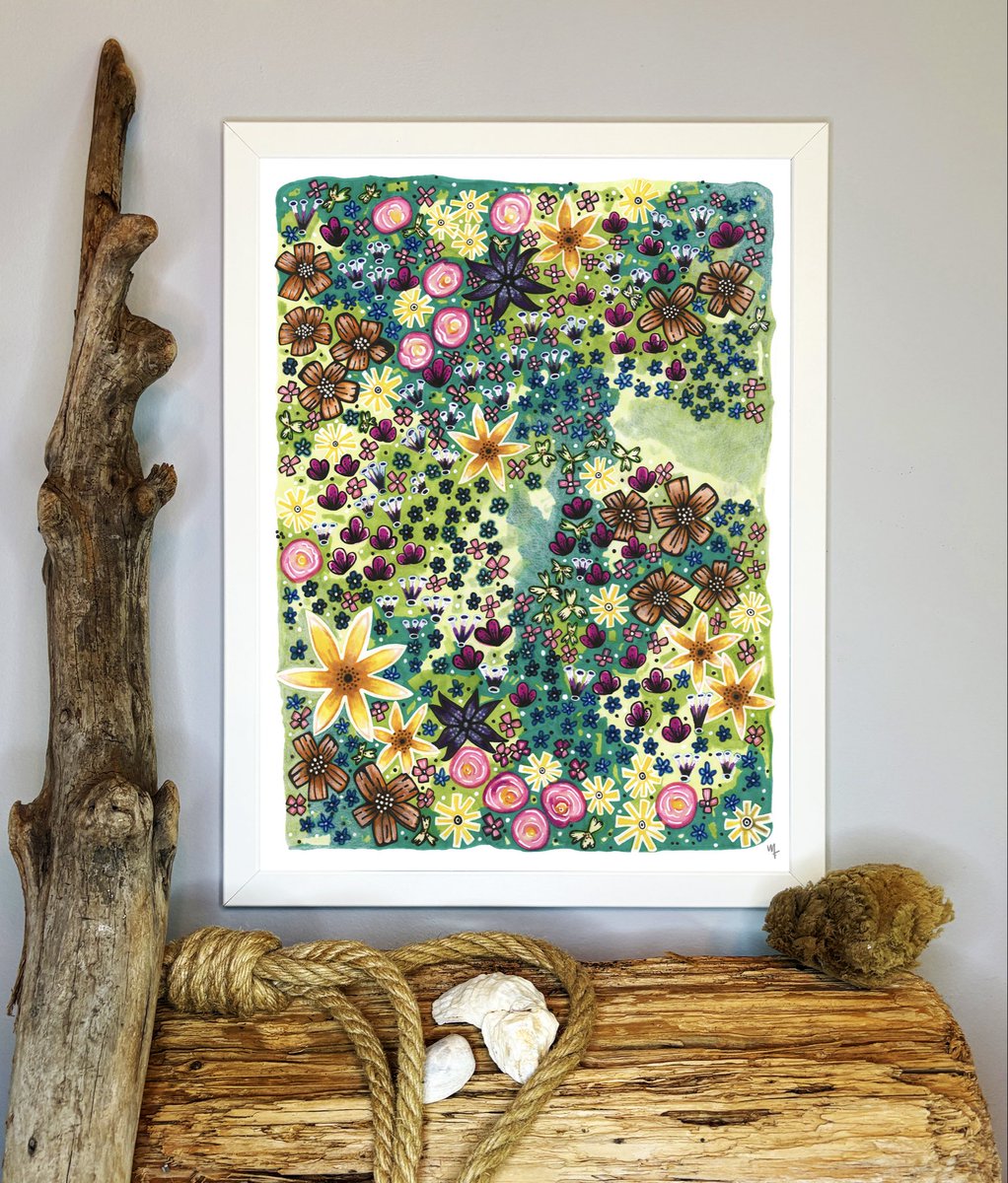 joyandfuryart's tweet photo. Bloom - 9 x 12 Art print - Bring the Joy of Summer to your walls today. 

https://t.co/ylqe170mpo https://t.co/bThj8xihc6