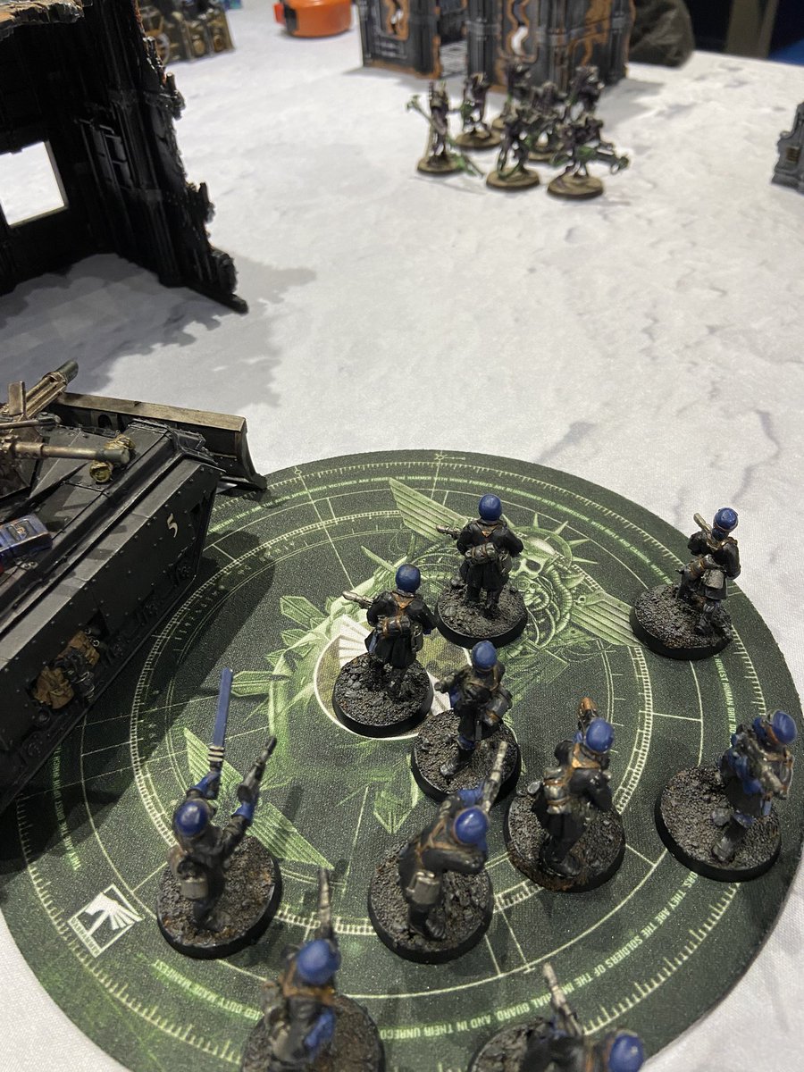 lordsolar6960's tweet photo. Yarrick storms, the enemy positions destroying the filthy xenos as the steel Legion captured the objectives and the artillery turns them into piles of junk the Emperor protects https://t.co/GsqHEPNnZO