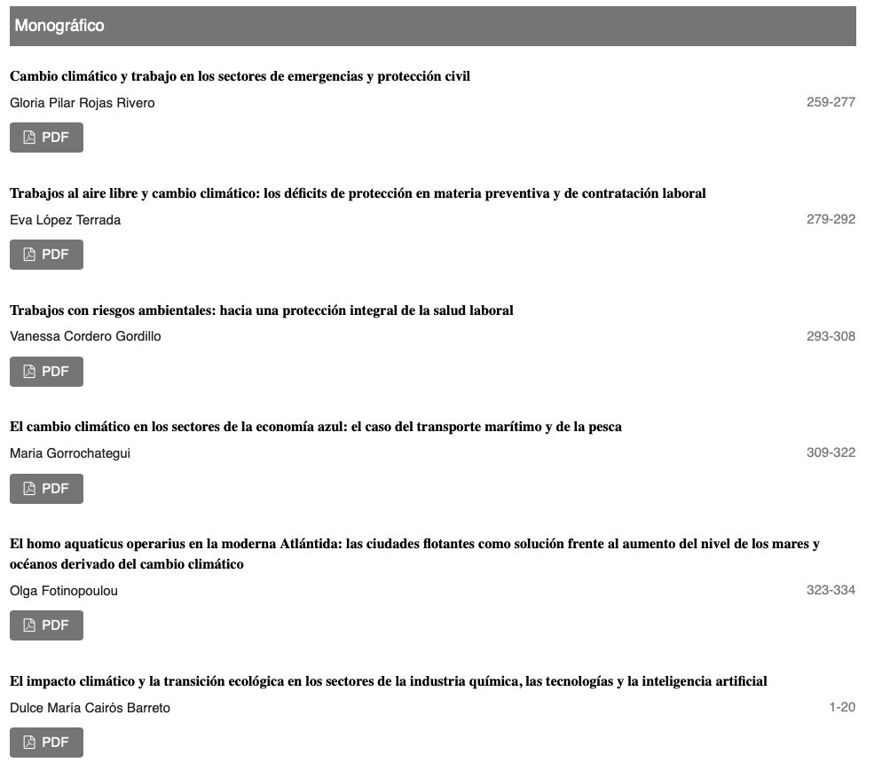 alberto_riesco's tweet photo. Ya está disponible (https://t.co/NJJVk3rgh2) el nuevo número de Cuadernos de Relaciones Laborales dedicado a "La emergencia climática y su impacto sobre las condiciones de trabajo en distintos sectores socio-económicos" y coordinado por Olga Fotinopoulou, Dulce Cairós, Eva López https://t.co/yesEOSNFMh