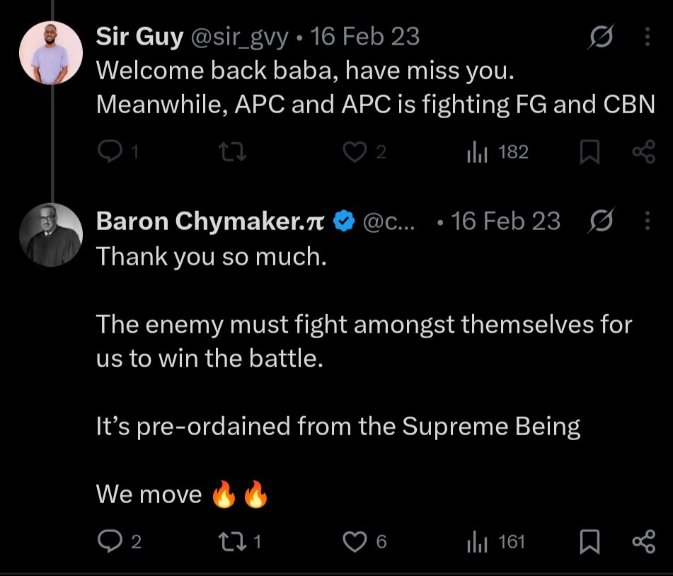 arojinle1's tweet photo. If you like, let these inconsistent liars gaslight you. This one didn't only call PDP and APC his/their enemies, he called them arch-enemies too. Now that they're down and powerless, they want the same enemies to help them. https://t.co/DpUPTcFvEq