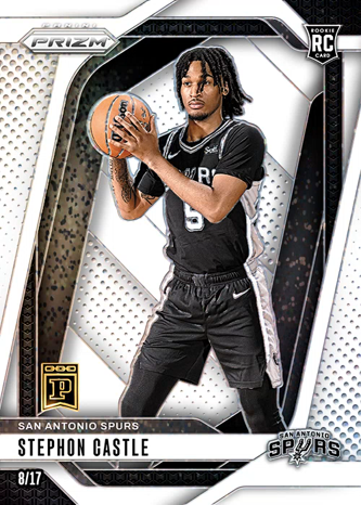 paninitracker's tweet photo. 🏀 Stephon Castle #8/17 SOLD for $215.00 (0.12 ETH)
2024-25 Panini NFT Prizm Basketball · Base Prizms White Sparkle
Buyer: rightturnclyde 👤 https://t.co/bjNi6SaQrZ
See more #StephonCastle for sale 👉 https://t.co/UmodFCQEpt
#whodoyoucollect #nft #PaniniNFT #PaniniBlockchain https://t.co/3g30MyS5V0