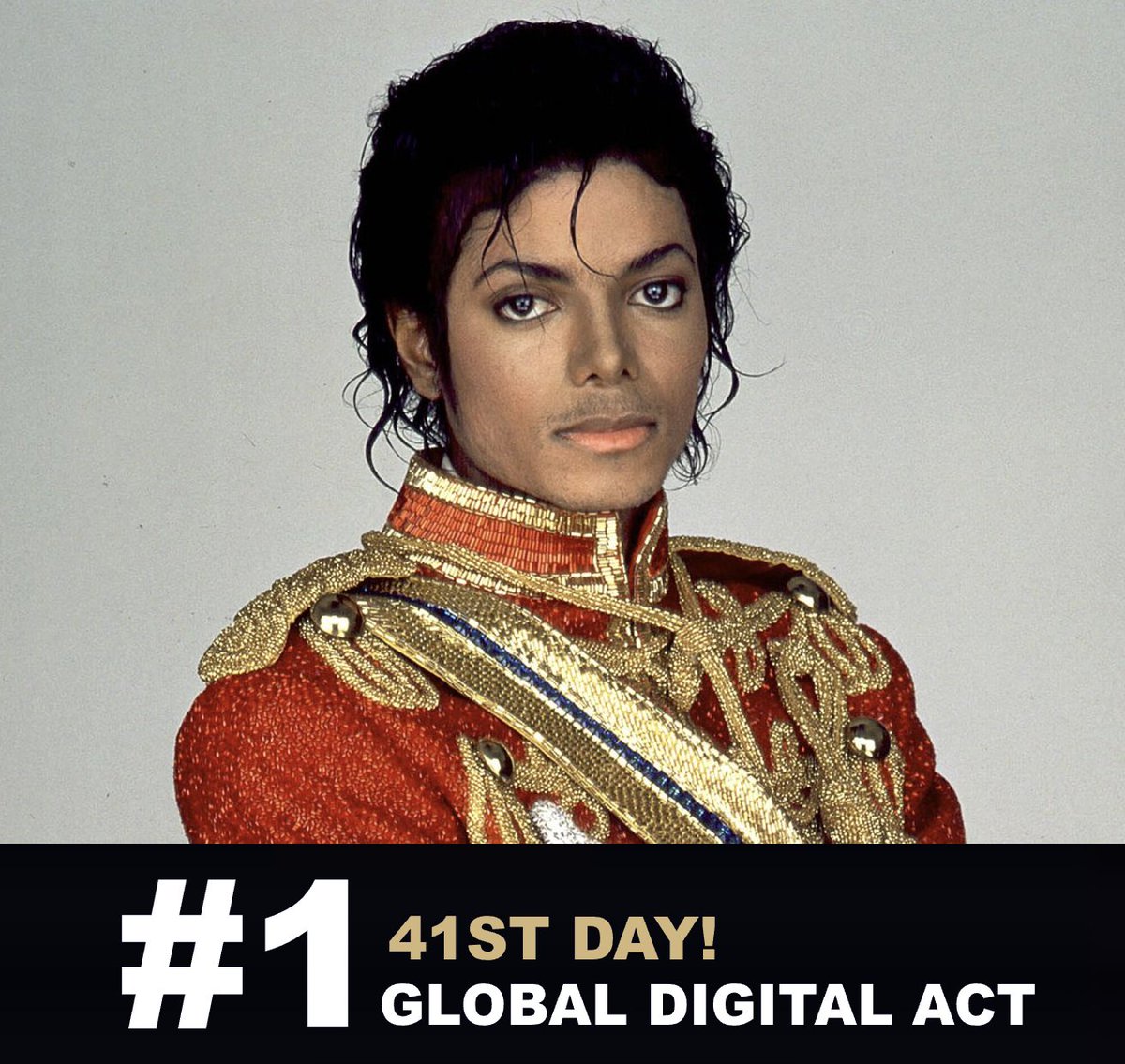 WORLDMUSICAWARD's tweet photo. #MichaelJackson, the King of Pop, tops the Global Digital Artist Rank for a 41st day with over 5,378 points!💪🐐👑🤍

#KingofPop
@MichaelJackson https://t.co/Ld764aB9gm