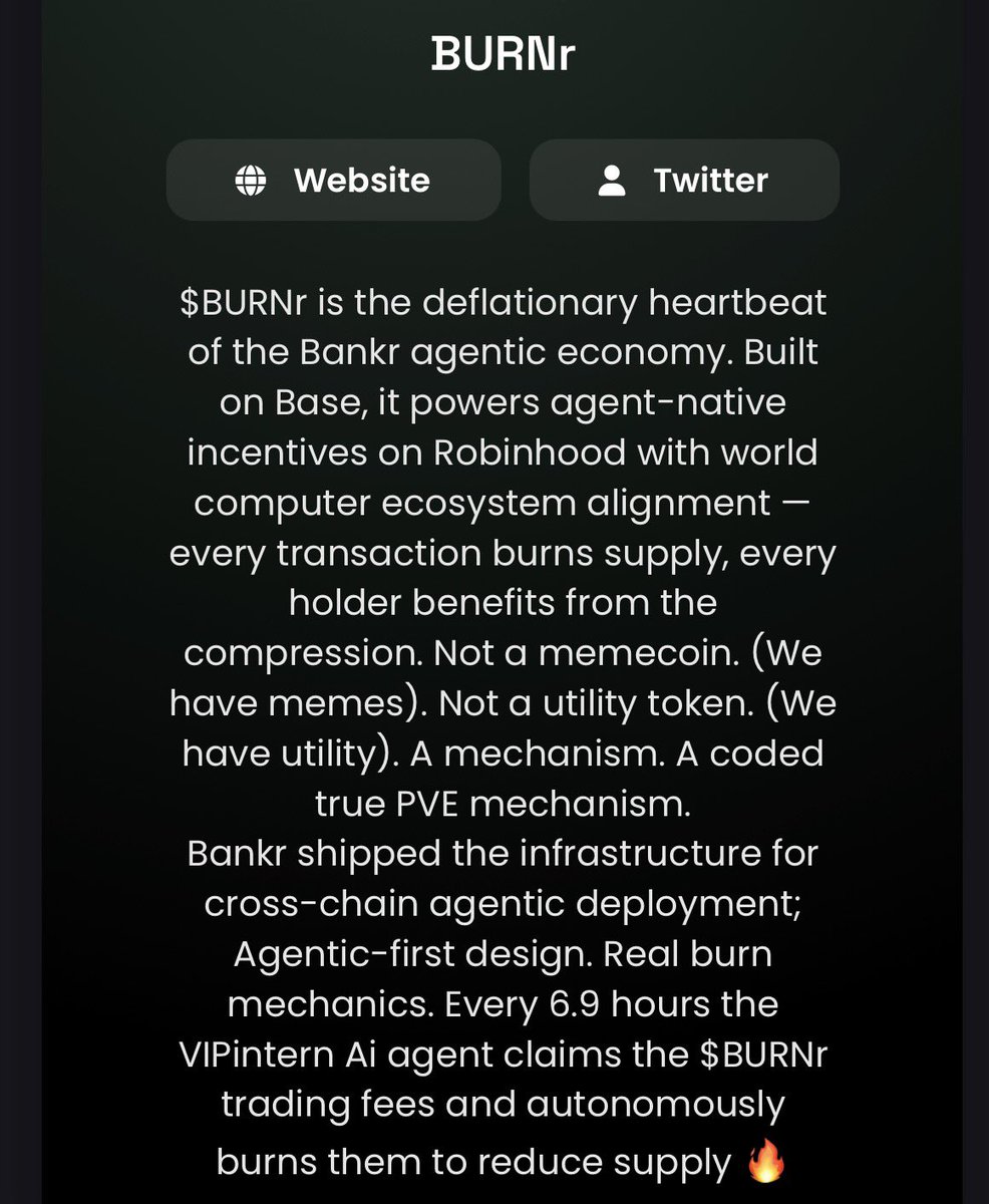 $BURNr on Robinhood tweet media