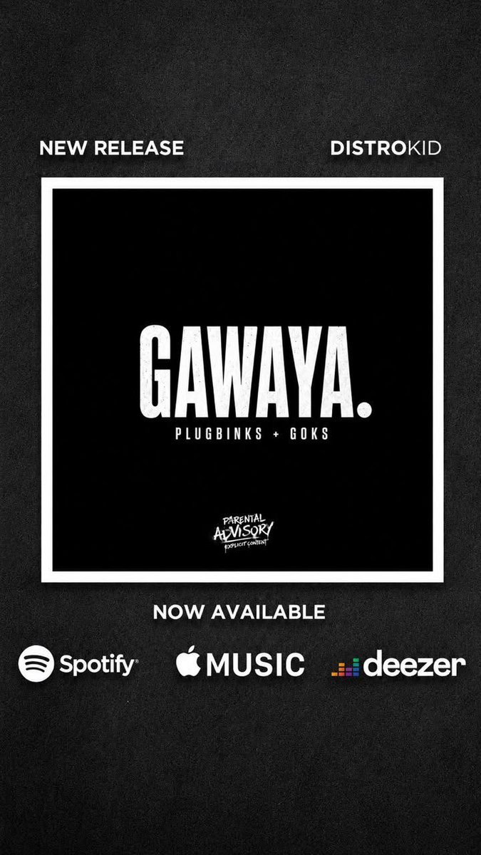 slimelifeivoire's tweet photo. 🚨 ALERTE

PLUGBINKS X GOKS
“GAWAYA”
(SINGLE)

DISPONIBLE SUR TOUTES LES PLATEFORMES DE STREAMING ‼️

🔗: https://t.co/CWIXQmMbFK

#Slimelifeivoire https://t.co/o9YF94fART