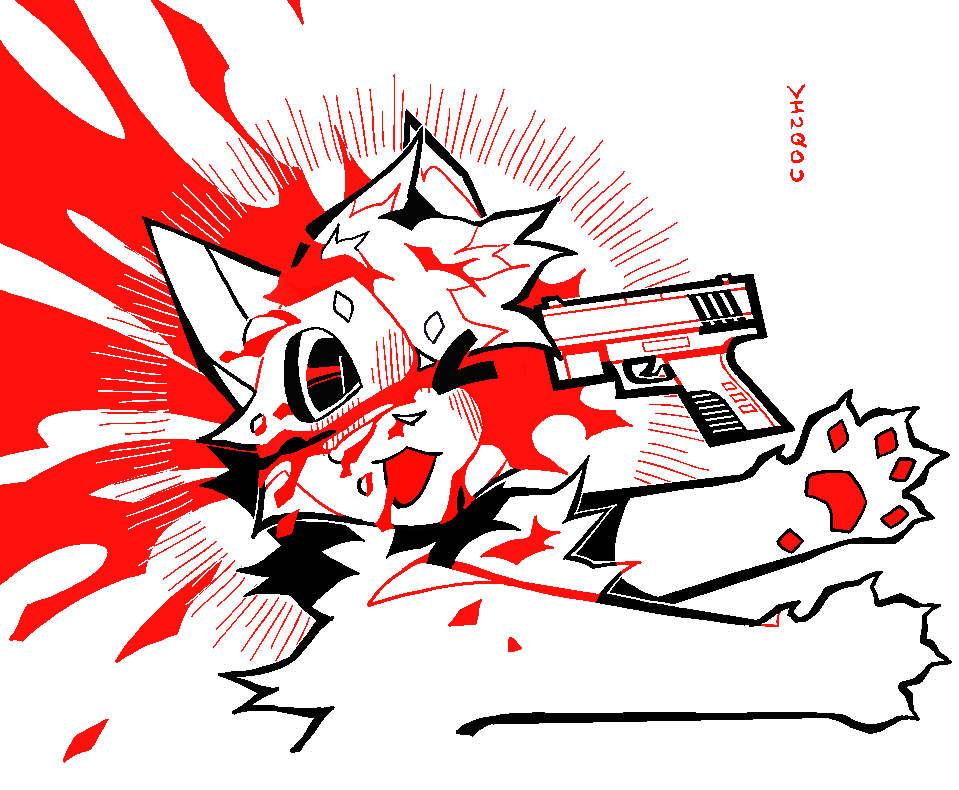 Vinqou's tweet photo. //gore w/ gun

pew https://t.co/MzC4pqUmK4