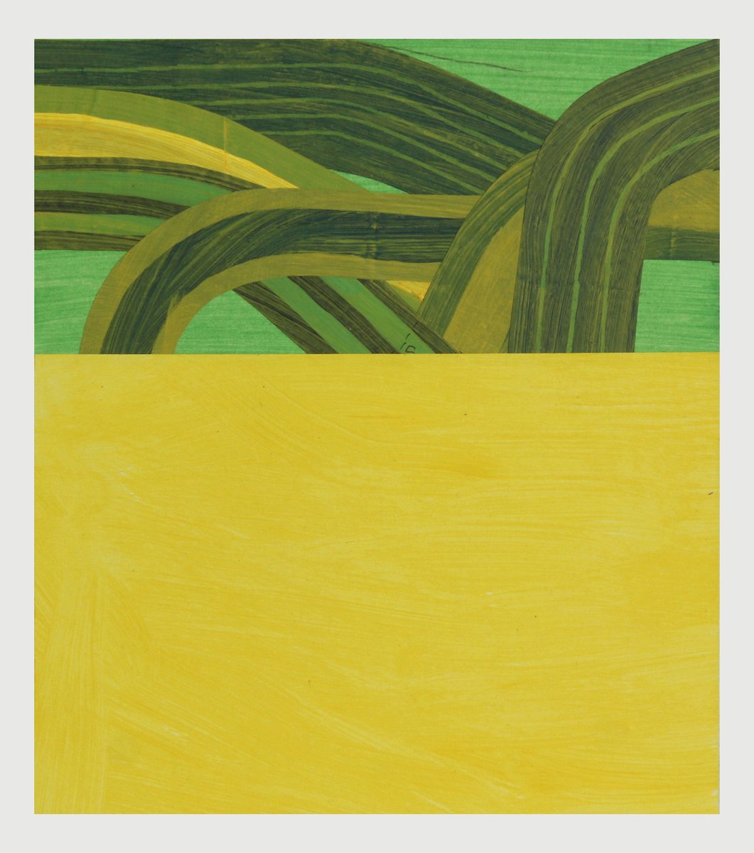 LCVM25-146, acrylic and collage on paper, 9,7 x 8,3 inches / 24,7