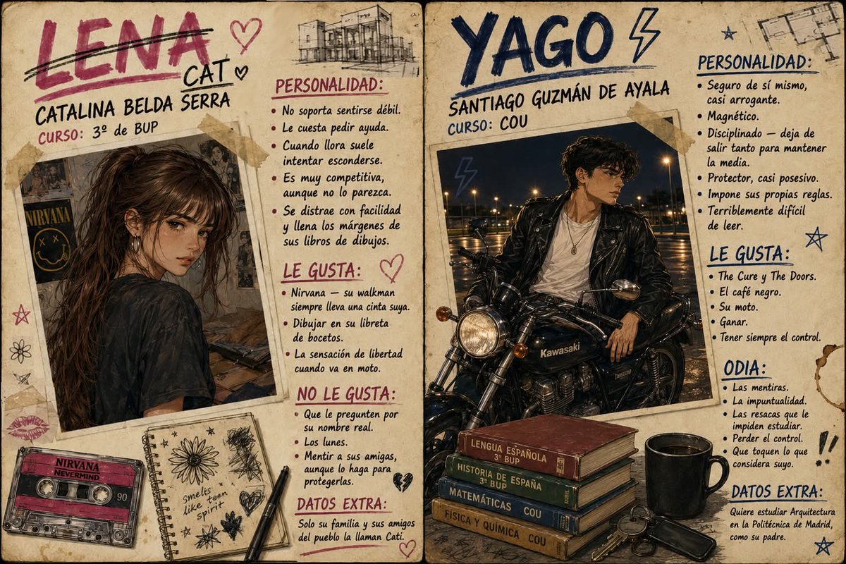 ZoeHanley_es's tweet photo. Estoy compartiendo los primeros capítulos de la novela que estoy escribiendo actualmente y me encantaría recibir opiniones mientras todavía está en proceso. Cualquier lectura, comentario u opinión (buena o mala, ¡en serio!) me ayudaría muchísimo 🖤  https://t.co/O7u7Ojopot https://t.co/FC3yFwQnmW