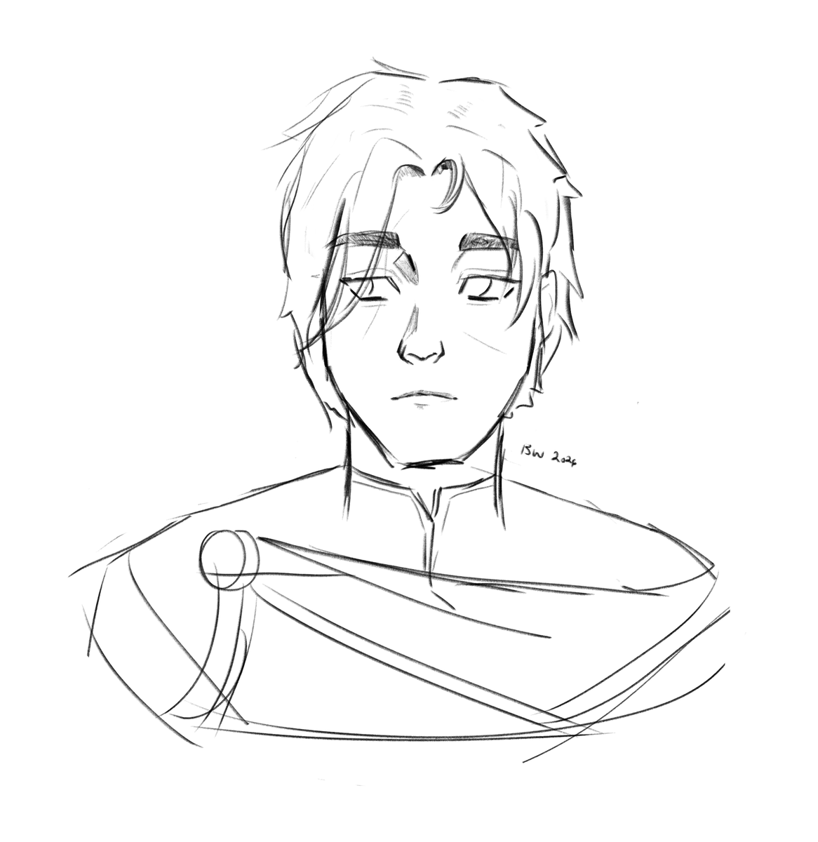 Arceb8's tweet photo. Design for my Gorions Ward, Briar,  for Baldurs Gate 1 &amp; 2. Finished the series recently and got too attached to him. 

#oc #fantasyart #dnd https://t.co/4Rj7OGA169