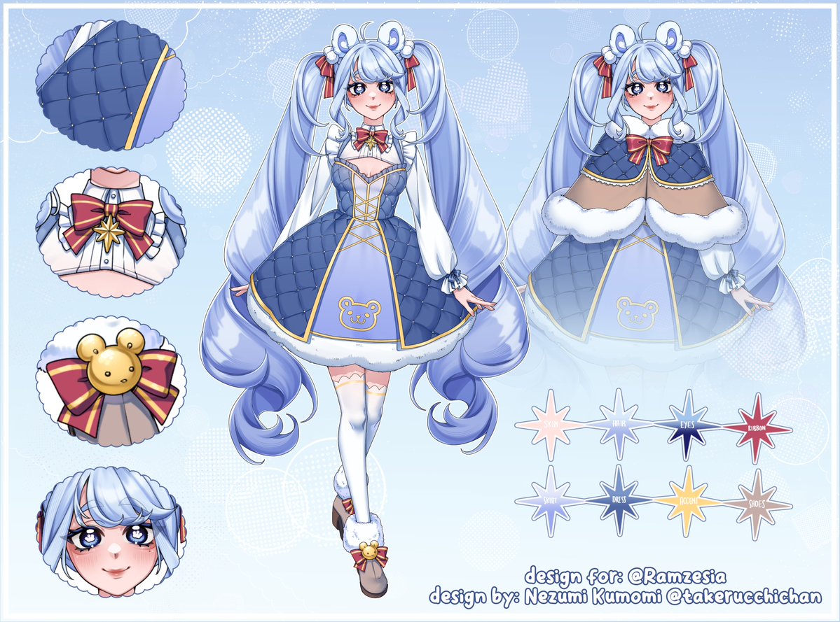 Ramzesia's tweet photo. Moja nowa refka!
Design by @NezumiKumomi 
#vtuber #plvtuber #vtube #plvtube #vtuberdebut https://t.co/wDJ3CDK6Qd