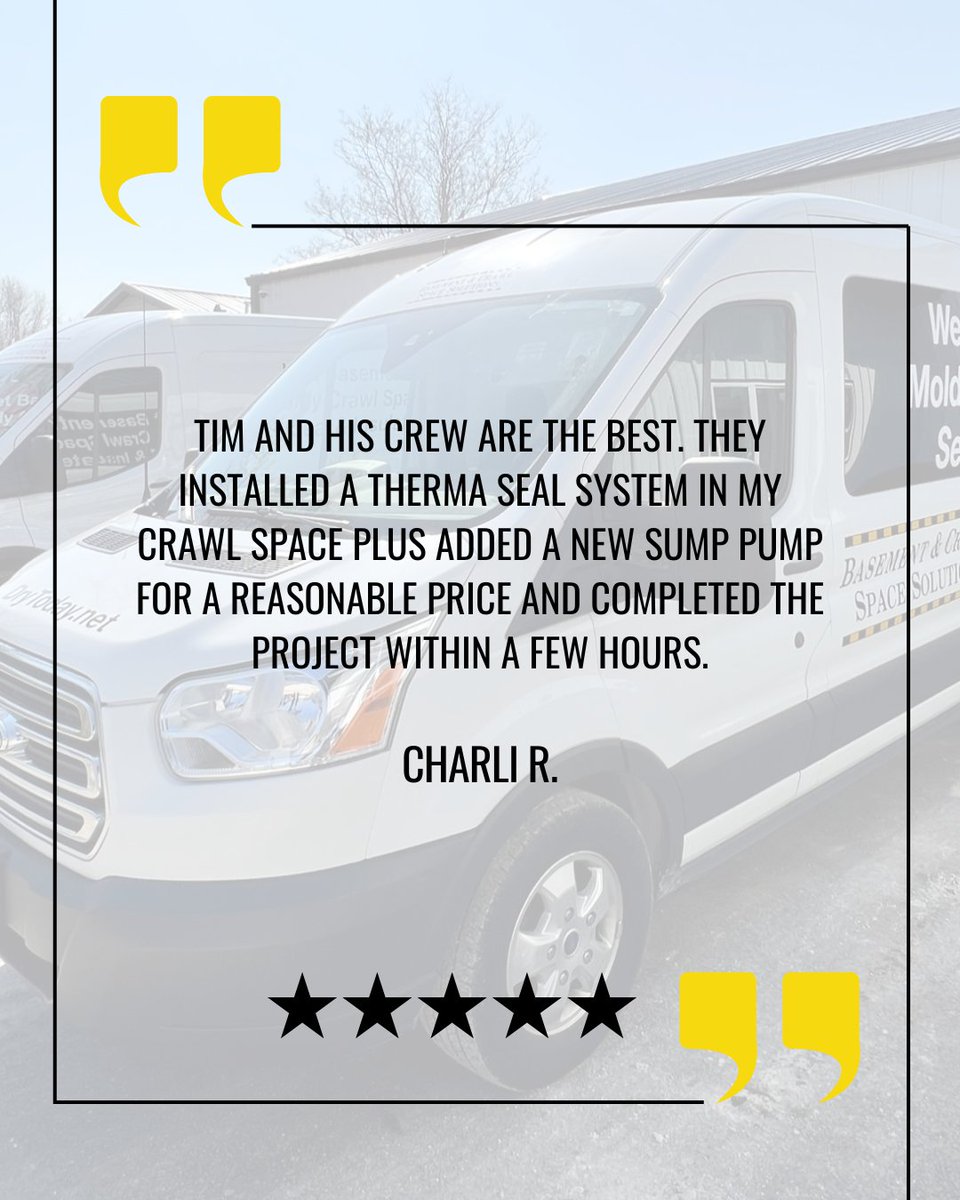 DryToday's tweet photo. Do what Charli did and give us a call so we can come fully encapsulate your wet, musty crawl space! https://t.co/7dpsGvi3uK