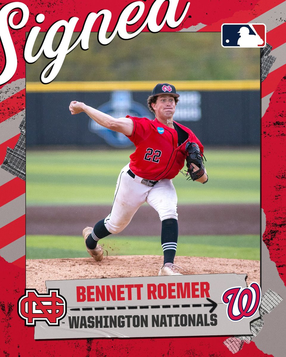 NGUBaseball's tweet photo. Signed โ๏ธ @Bennett_Roemer becomes the 30th NGU player to be drafted or signed since 2015. Congrats Bennett! Just the beginning. #ForTheVille https://t.co/0473uOG8FP