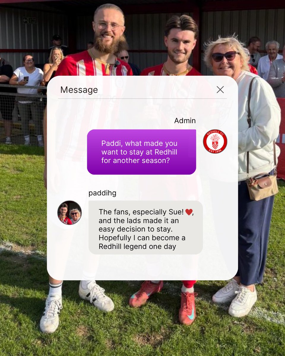 redhillfc's tweet photo. Carrying on the series, finding out why some of our retained players decided to sign ✍️ as a 🦞 for another season:
Next up is Paddi Harland-Goddard. Do you think @HarlandPaddi is already a Redhill legend? Expect Sue does!
#redhillfc #upthelobsters🦞 #nonleaguefootball https://t.co/MloGoOHqJU