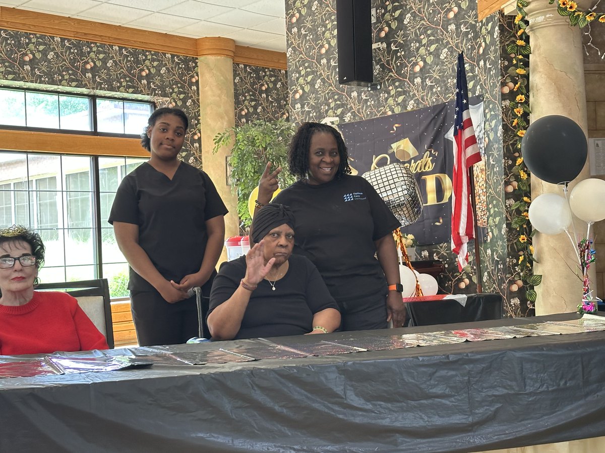 AHCedarGrove's tweet photo. Our Prom Party was a wonderful celebration filled with music, dancing, laughter, and unforgettable memories. Residents enjoyed a fun-filled day together, making it a truly special occasion for everyone! https://t.co/czt19JLFCT