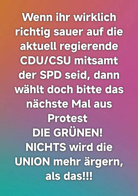 Oldbutgold - BÜNDNIS90/GRÜNE - DIE GEFALLEN MIR ! tweet media
