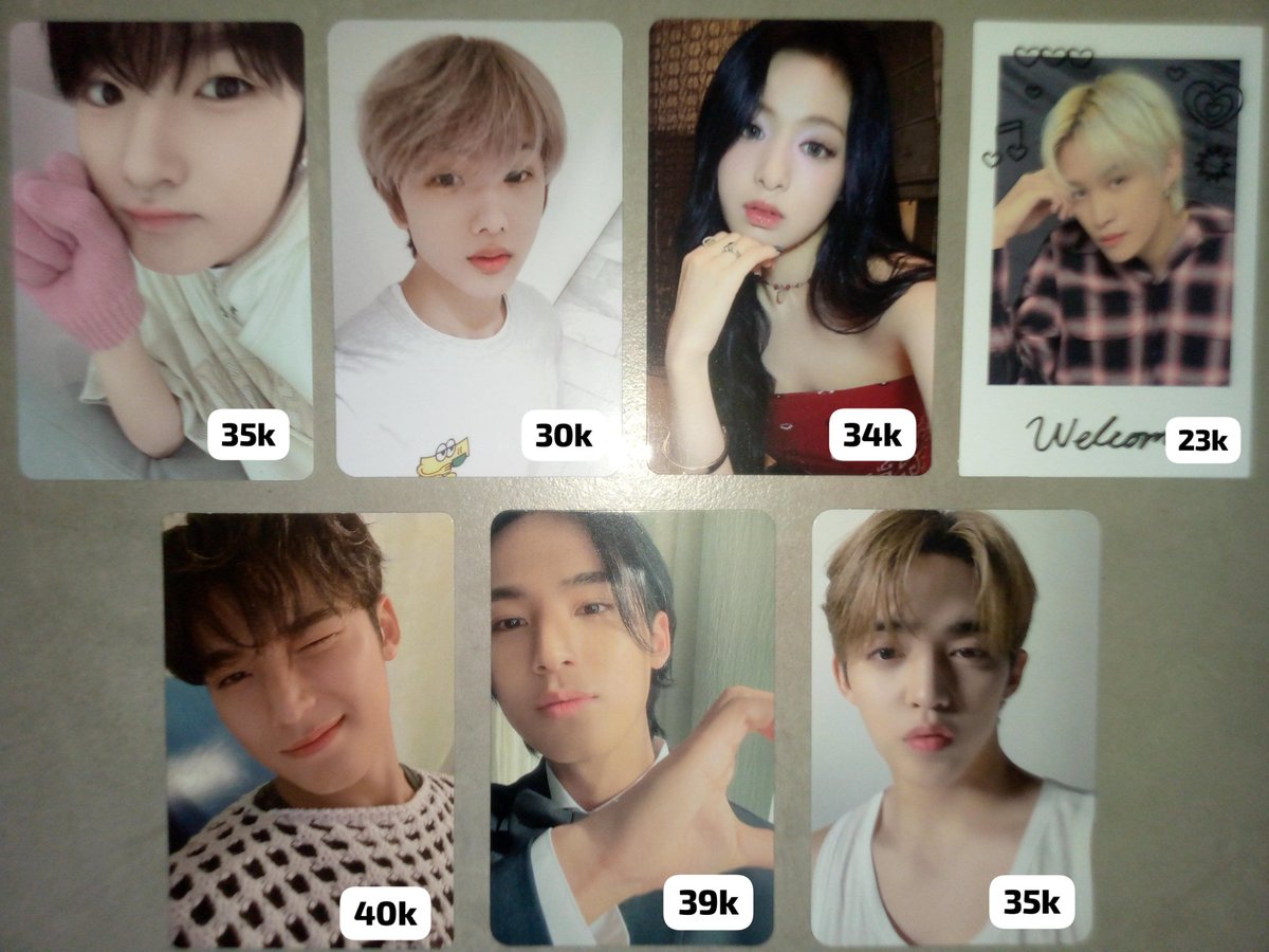 ariellact's tweet photo. e𝓁𝓁𝒶  want to sell | wts lfb ina

photocard official nct wish sakuya nct dream jisung babymonster ahyeon wayv yangyang seventeen mingyu scoups 

splitpay, keep with dp, vidcon, proof ✅
❌ admin oren 🍊 
🏡 dom : Jakarta Utara 

dm untuk detail dan order yaa ❤️ https://t.co/JBZjK72eNv