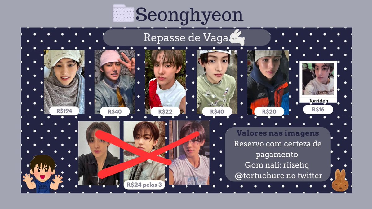 pompomlore's tweet photo. repasse de ceg
repasse de seonghyeon da @tortuchure 
🏷️ tags: #cortis #photocard #seonghyeon #coertwt #성현
poca photocard venda repassando 
 
[apenas ajudando a divulgar, mais informações na imagem] https://t.co/lA7TOFJX82