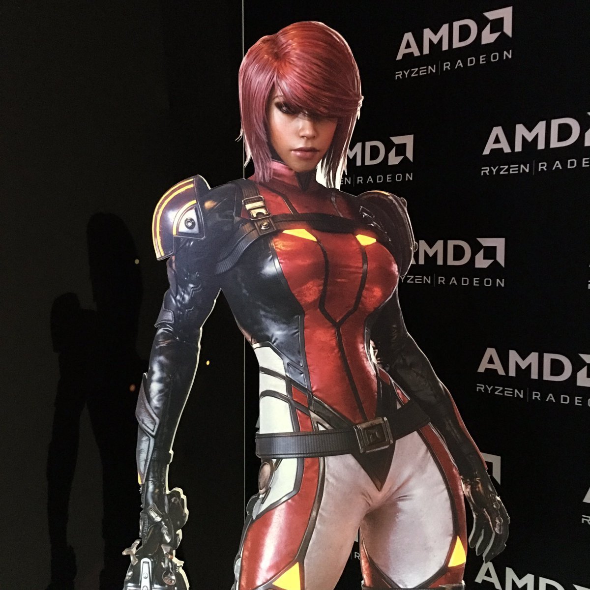 PolyDepression's tweet photo. 🔴 AMD graphics card mascot Ruby (2003-2017)

Last seen as a cosmetic skin in Quake Champions https://t.co/SZLyib1Tuv