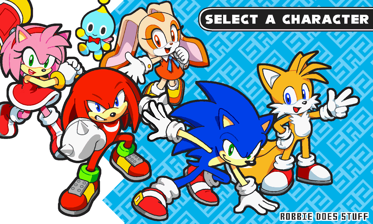 robertbegg_art's tweet photo. the gang's all here! who's your favourite to play? 👀

Amy's usually my go-to, but unlocking her in SA2 is such a nightmare, I end up just sticking with Knuckles 😅

#SonictheHedgehog #SonicAdvance2 https://t.co/mc2UYtymUg