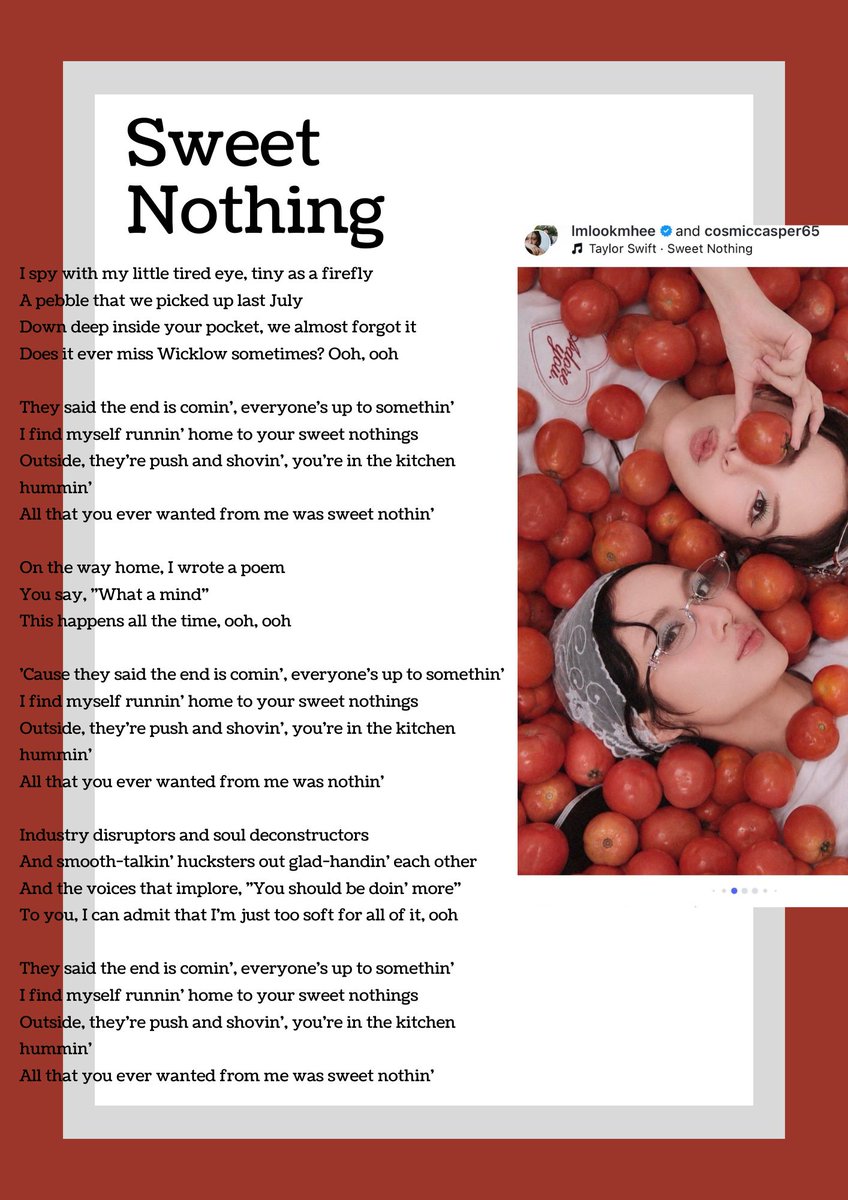 kiki89lmsy's tweet photo. The outside world is loud and chaotic, the home is peaceful and asks for nothing. private meaning matters more than public importance.

the freedom to set down the self that the world keeps demanding and be loved while doing “nothing.”

I'm happy you can find that comfort in each other still

ctto on tt: selacora_918 and Sapphic Story on yt
