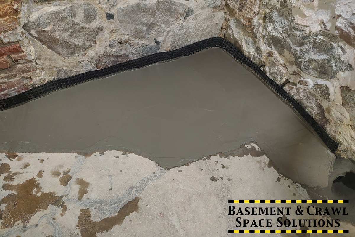 DryToday's tweet photo. If you're tired of your basement flooding, let us come install our full interior drain tile system like we did in this basement!

All you have to do is give us a call! (815) 715-6050 https://t.co/lfcRHc9RUd