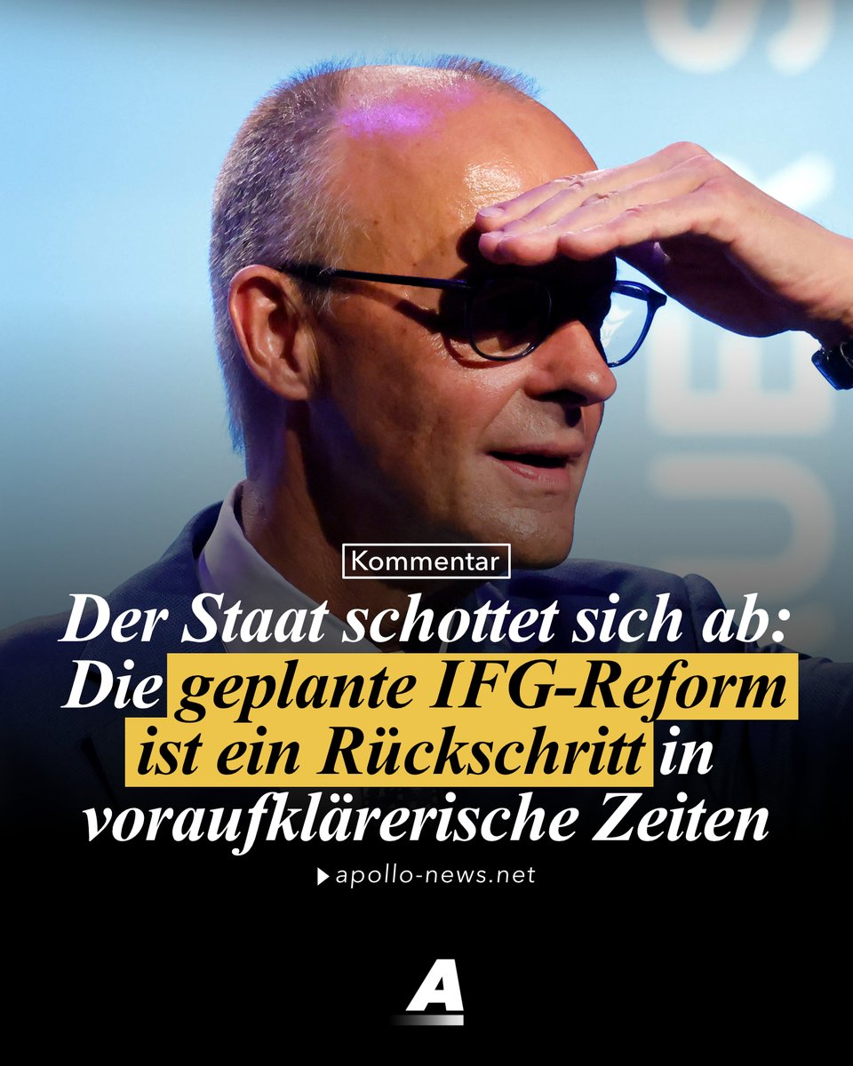 apollo_news_de's tweet photo. Der Staat schottet sich ab: Während man den Bürgern immer mehr Datenschutz wegnimmt, möchte man mit der IFG-Reform erreichen, dass die Verwaltung sich nicht mehr der kritischen Öffentlichkeit stellen muss. Das ist ein Rückschritt in voraufklärerische Zeiten, kommentiert Apollo News-Redakteur Boris Cherny.
https://t.co/0PUdaEVwyg