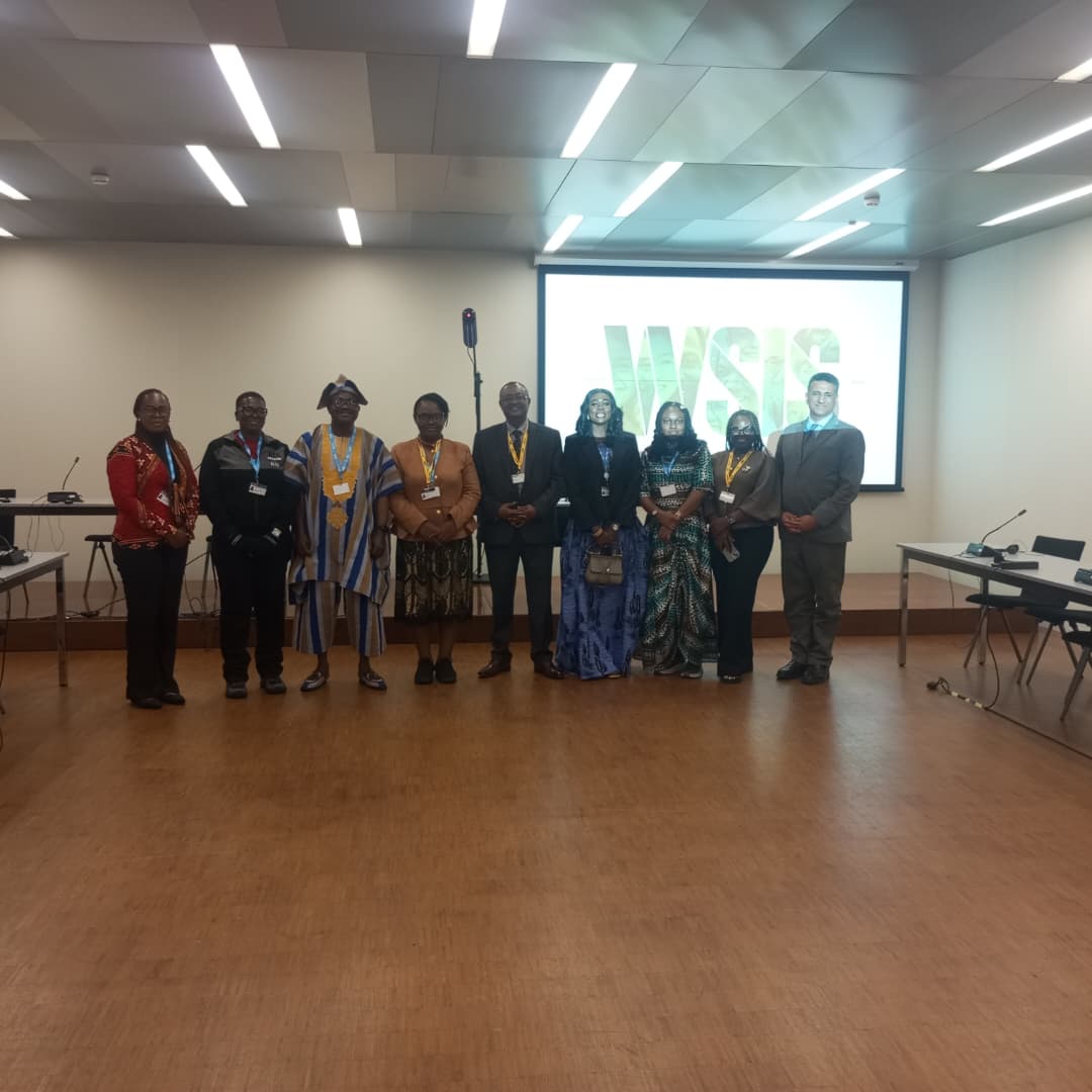 mywitin's tweet photo. Mrs. Martha Alade at WSIS session organised by NITDA and Africa ICT Alliance - AfICTA, titled: WSIS+20 Outcome Document: Fostering Digital Transformation in Africa.

@WSISprocess
@AfICTA 
 
#WITINatWSIS #WSIS https://t.co/Q34PGskO0y