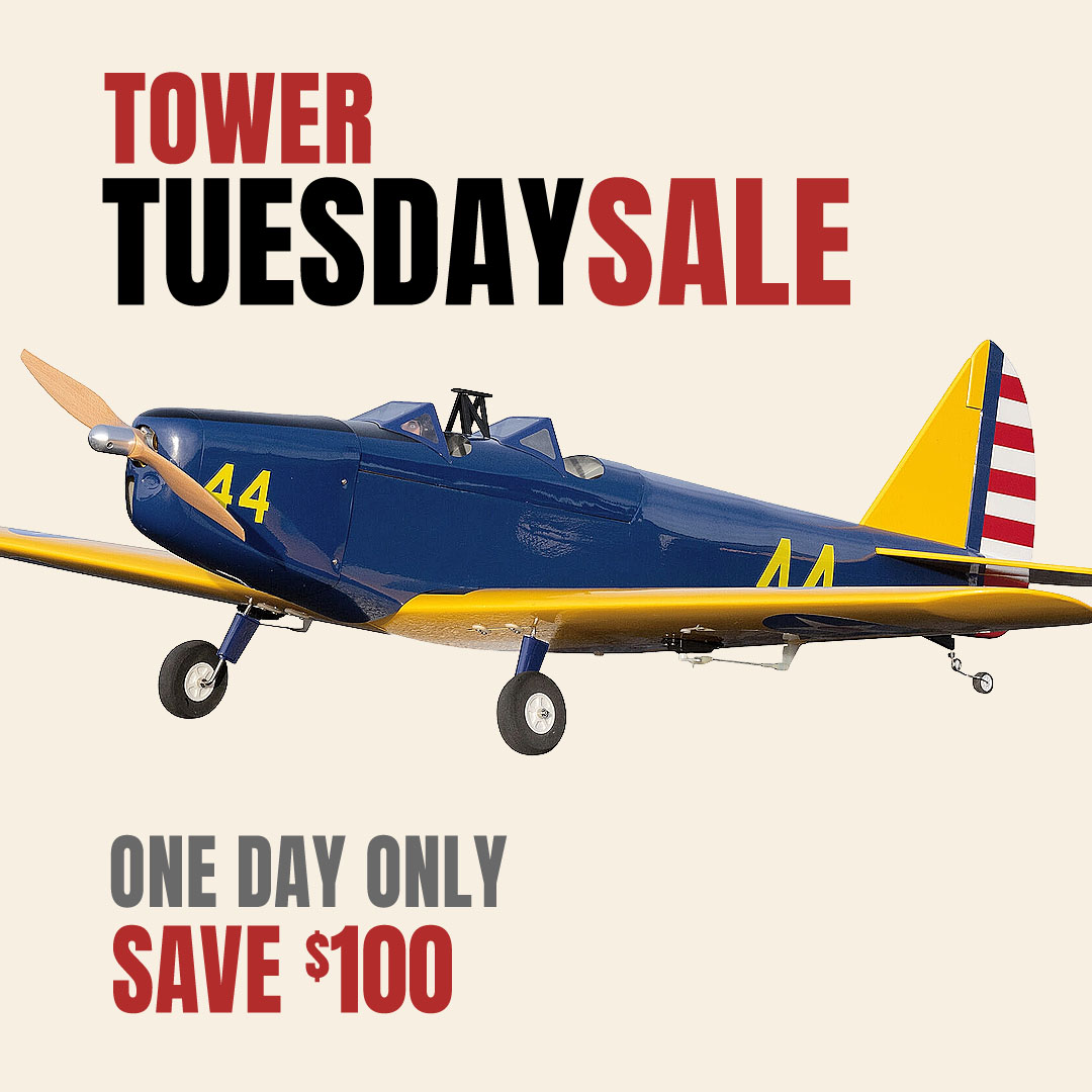 towerhobbies's tweet photo. π¨ Tower Tuesday! π¨ Save $100 on the Hangar 9 Fun Scale PT-19 PNP 56.5"βa perfect blend of classic style and modern convenience. Good through July 14!
https://t.co/cNMXHVbSre
#TowerTuesday #TowerHobbies #Hangar9 #PT19 #RCPlane #RCFlying #RCDeals https://t.co/2eaghDX96K