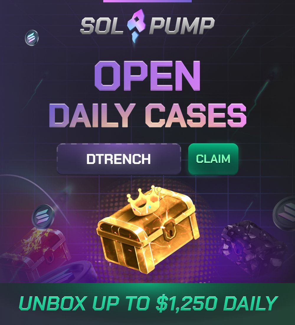 DLTMeme's tweet photo. 🎰 Level up your rewards on SolPump.

Use my referral to unlock exclusive kickbacks, bonus rewards, and Daily Cases worth up to 10–20 SOL. 💰

🔥 Play Blackjack, Crash, Jackpot &amp; Coinflip.

Join here 👇
https://t.co/AuOJK8c8xw

#Solana #CryptoCasino #SOL #Memecoins https://t.co/PQ58hEWfwG