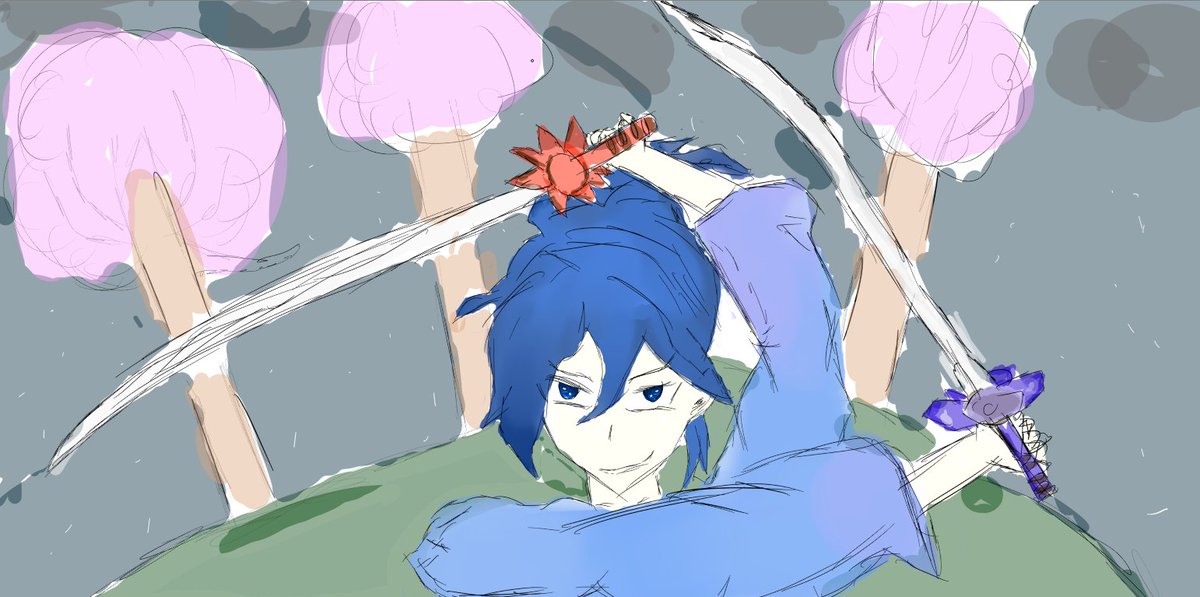 RandomArtDudee's tweet photo. Cecilus Segmunt
THIS  IS THE WORST COLORING IVE EVER DONE AND THE SWORDS AREN'T EVEN STRAIGHT LMAO https://t.co/zOa9Bu2Ts0