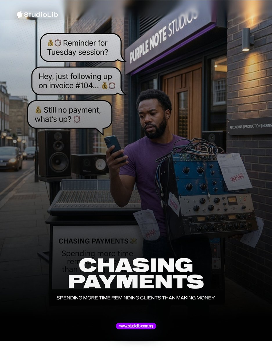 oxygen_beatz's tweet photo. Manage your bookings, clients, availability, and payments from one place so you can spend less time on admin and more time building your creative business.

Sign up today and see how Studio Lib can simplify your workflow.

#studiolib #musicstudio #recordingstudio #AfricaTech https://t.co/QRC7sE25NB