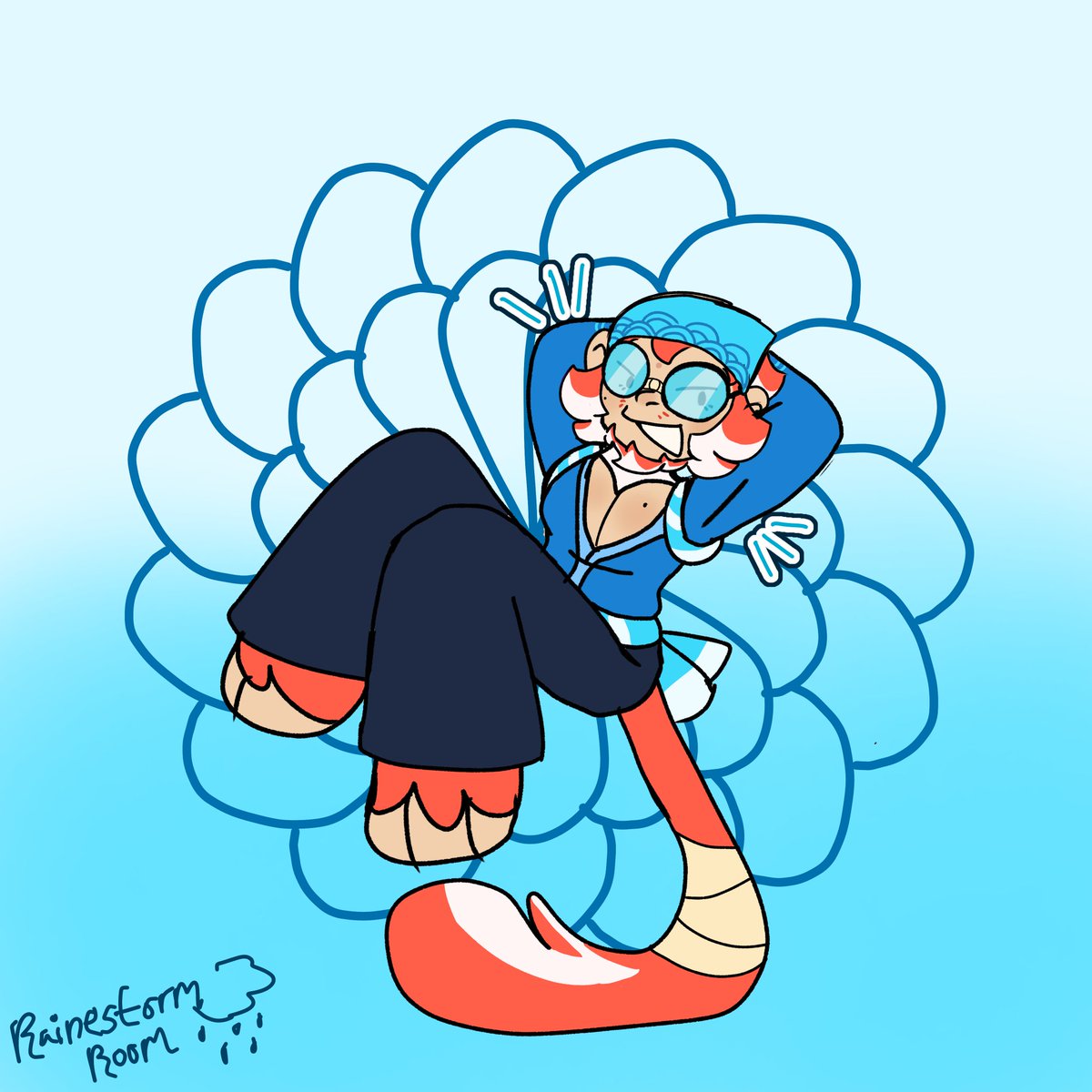 RaineStormRoom's tweet photo. Fine you get my art for the update 🙄/silly

#BrawlArt #MicoBrawlStars (i forgot the red it's too late to fix it now🫠) https://t.co/V8Tzo6zCIP