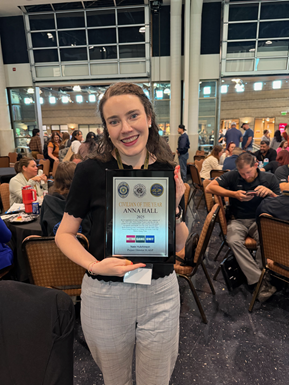 SLCountyDA's tweet photo. Congratulations to our Deputy District Attorney Anna Hall for being recognized as Metro Gang Unit's 2025 Civilian of the Year. 

Anna earned this recognition through her work as a Juvenile prosecutor, where she also serves as a liaison and representative of our office with the Salt Lake Area Gang Project, law enforcement, and other community stakeholders. 

The award recognizes Anna’s outstanding support of the Salt Lake Area Gang Project, her work with at-risk youth, and her professionalism, dedication, and hard work in that role.
