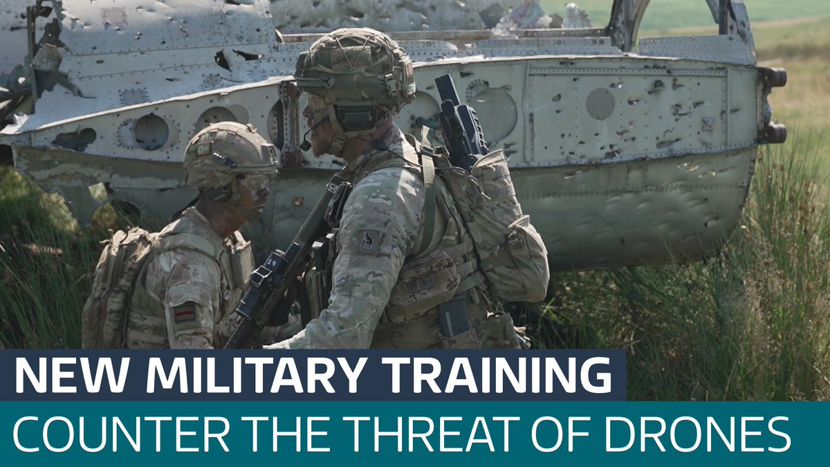 ITVWales's tweet photo. Army undergo new training to prepare for threat of enemy drones https://t.co/UtmtrgO7nd https://t.co/DNvTjuG40g