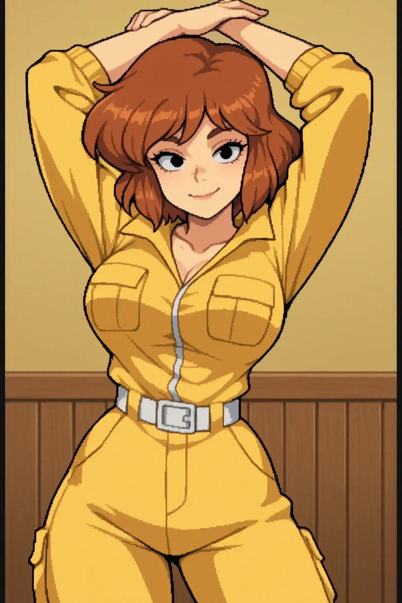 DirtmasterAi's tweet photo. Should I make more NSFW art of April O’Neil, perhaps getting gangbanged by the turtles. #tmnt #apriloneil #teenagemutantninjaturtles #hentai #nsfw #aiporn #porn #boobs #tits #sexy #gooner #cartoon #cartoonporn https://t.co/UUVAWWITtL